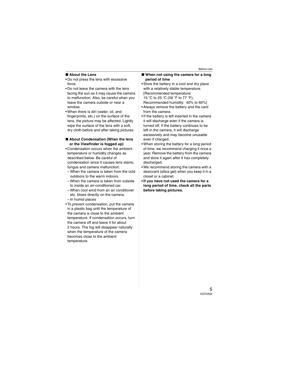 Panasonic DMC-FZ50 User Manual | Page 5 / 144