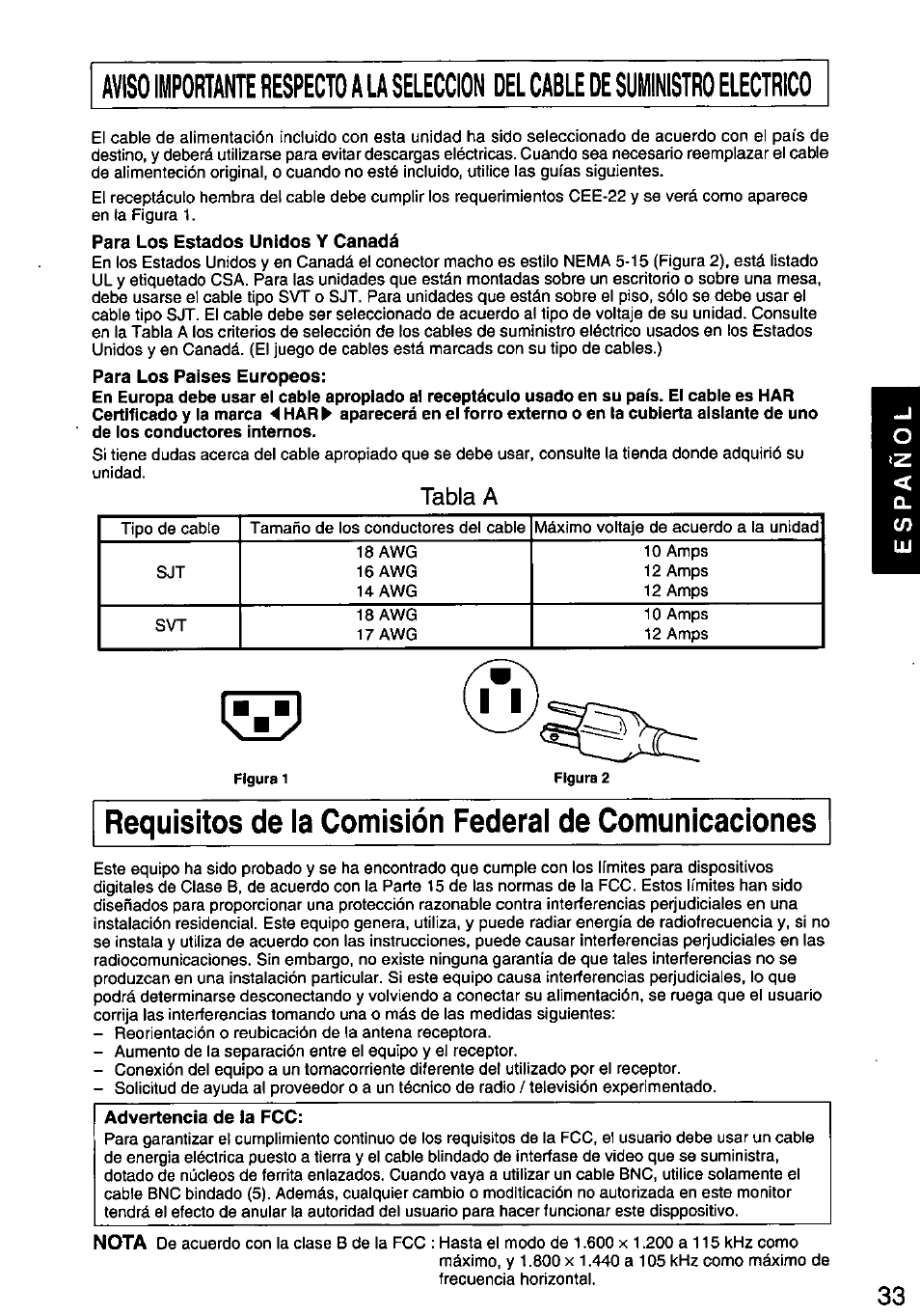 Panasonic PANASYNC/PRO TX-D1F64 User Manual | Page 34 / 50