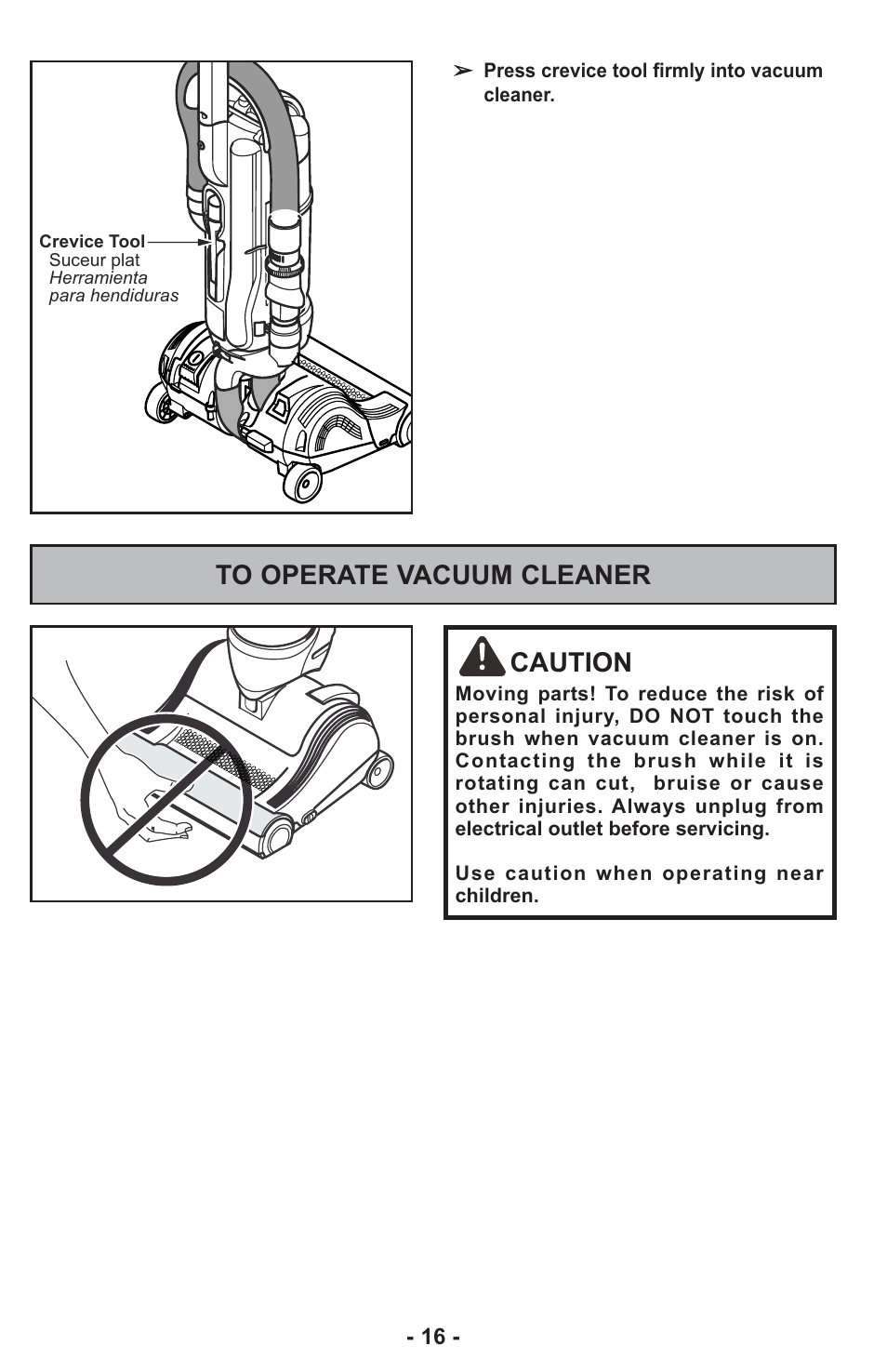 Panasonic ASPIRATEUR MC-UL810 User Manual | Page 16 / 60