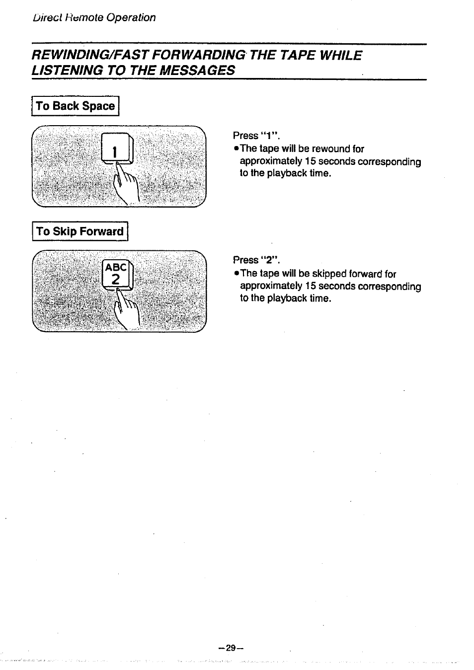 To back space, Iiliflüsiu | Panasonic KX-T1470BA User Manual | Page 31 / 40