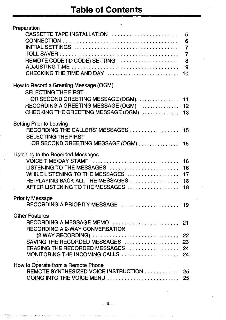 Panasonic KX-T1470BA User Manual | Page 4 / 40