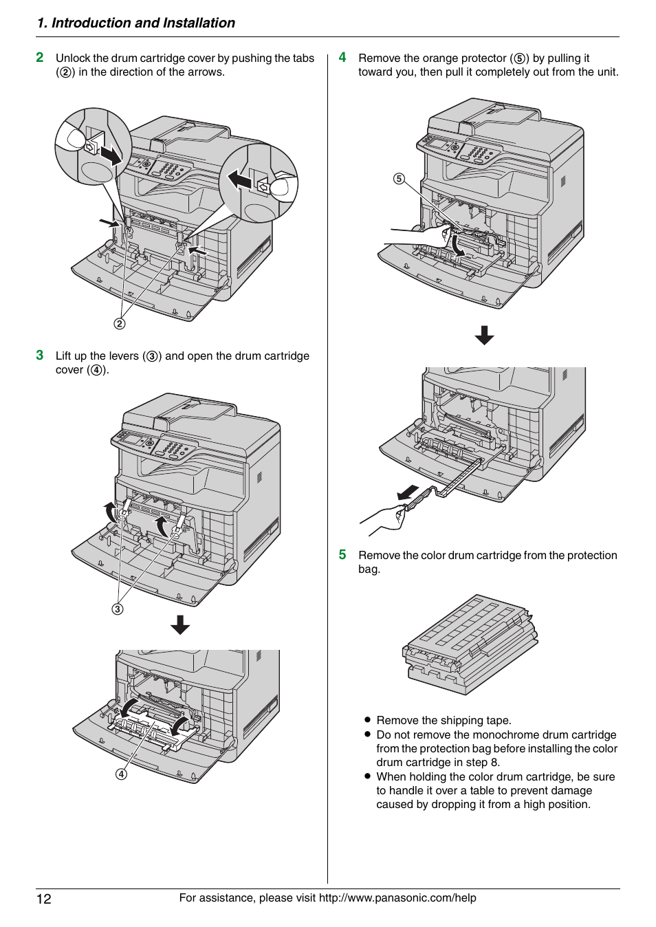 Panasonic KX-MC6040 User Manual | Page 12 / 124