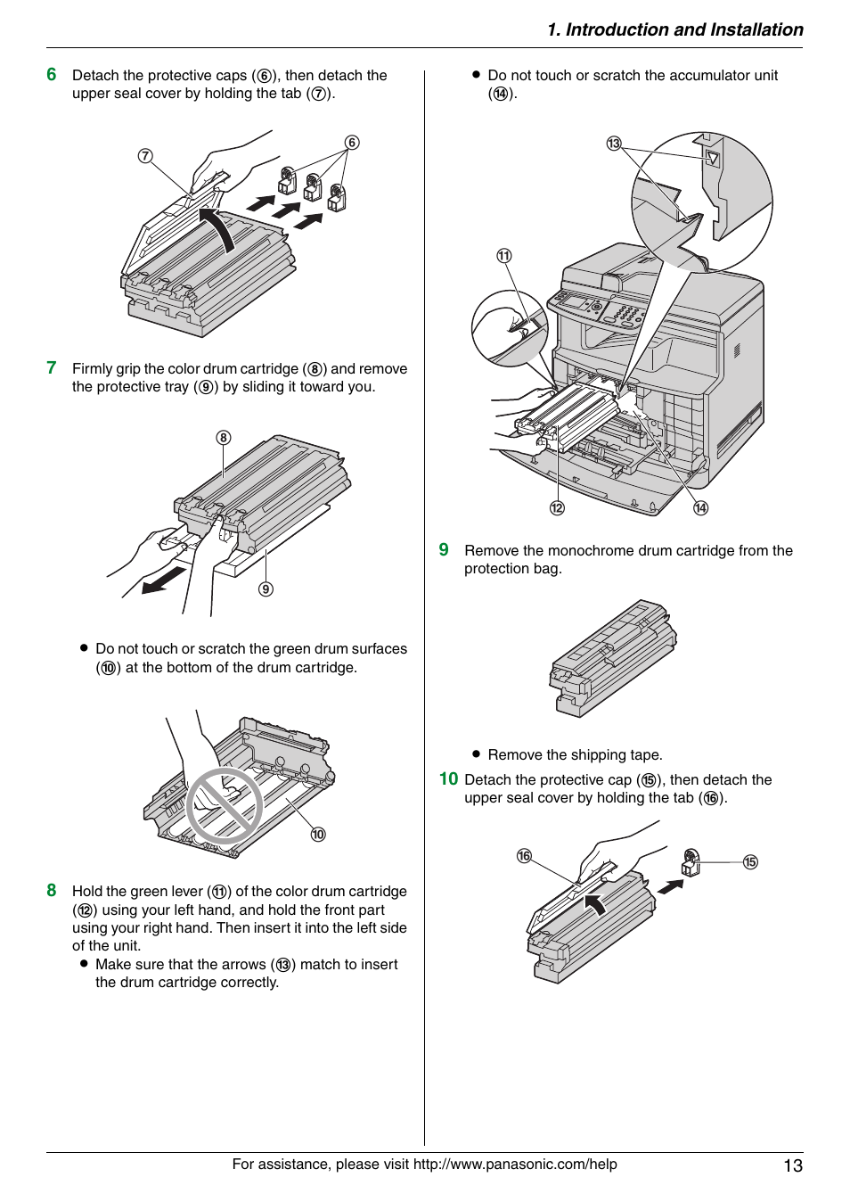 Panasonic KX-MC6040 User Manual | Page 13 / 124