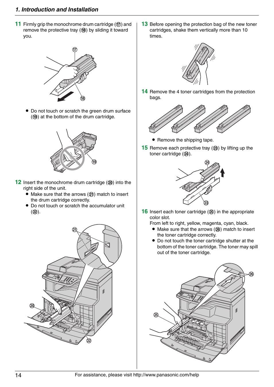 Panasonic KX-MC6040 User Manual | Page 14 / 124