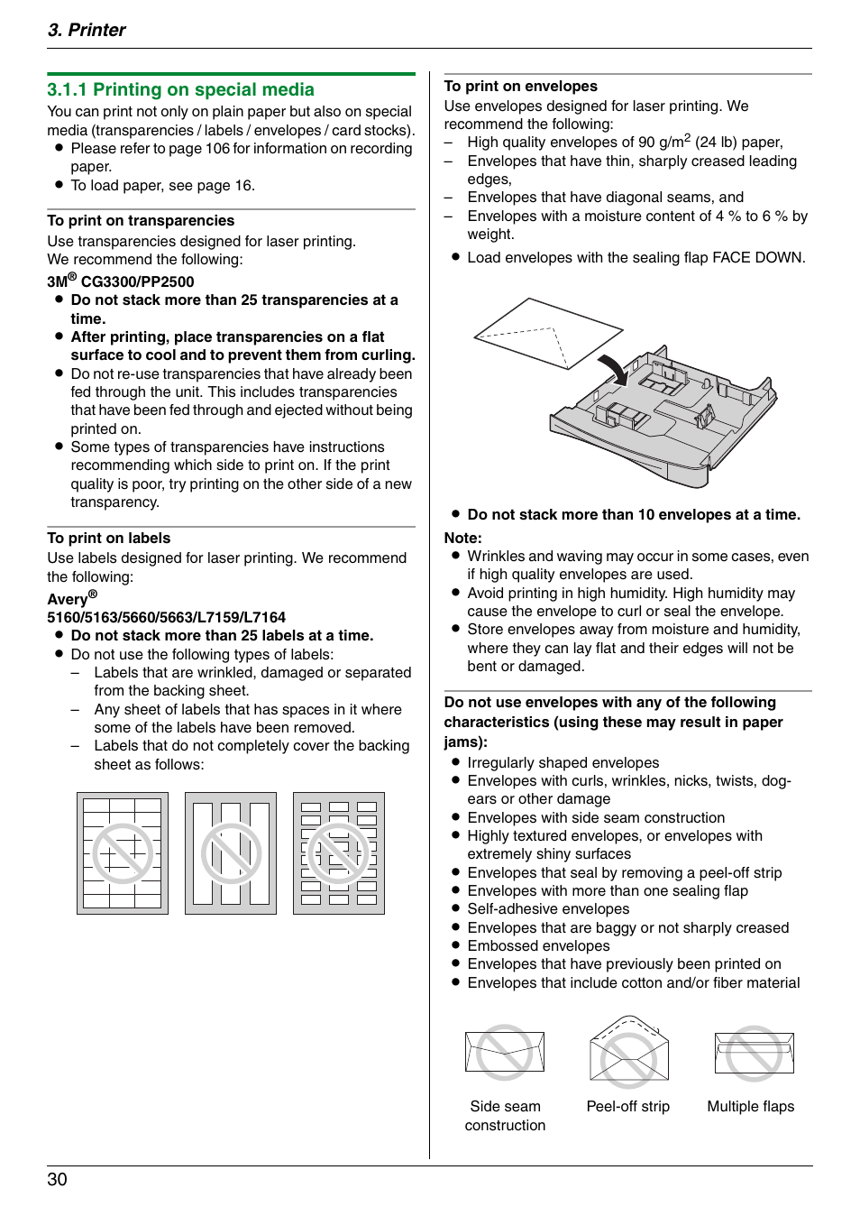 Panasonic KX-MC6040 User Manual | Page 30 / 124