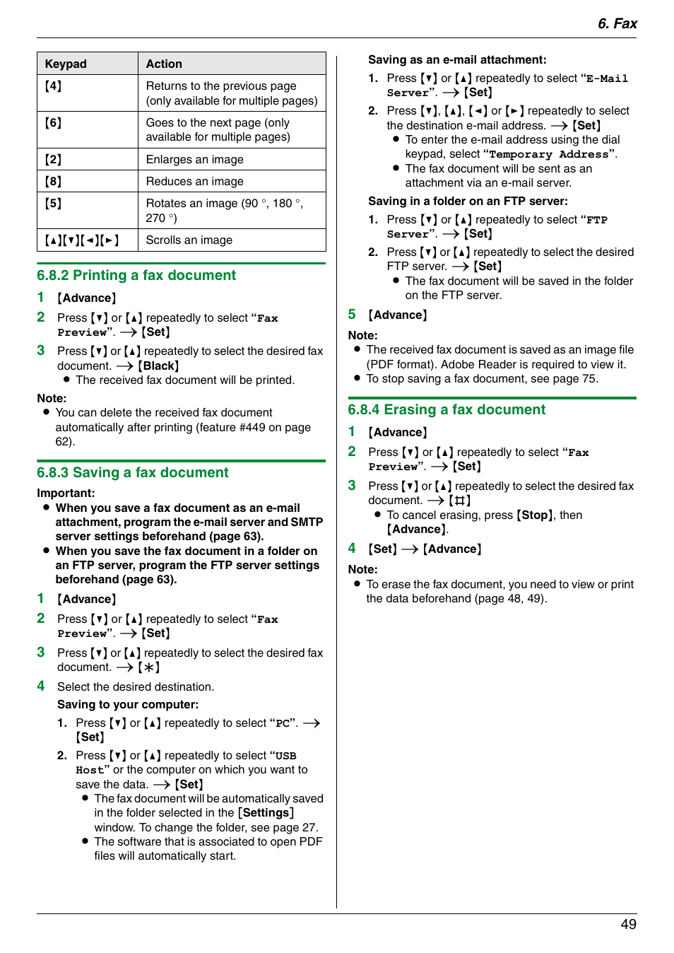 Panasonic KX-MC6040 User Manual | Page 49 / 124