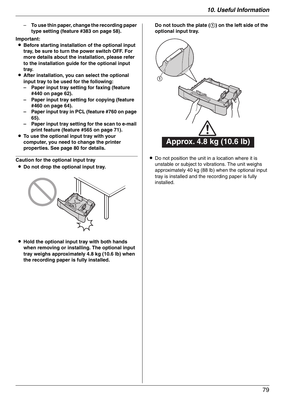 Panasonic KX-MC6040 User Manual | Page 79 / 124