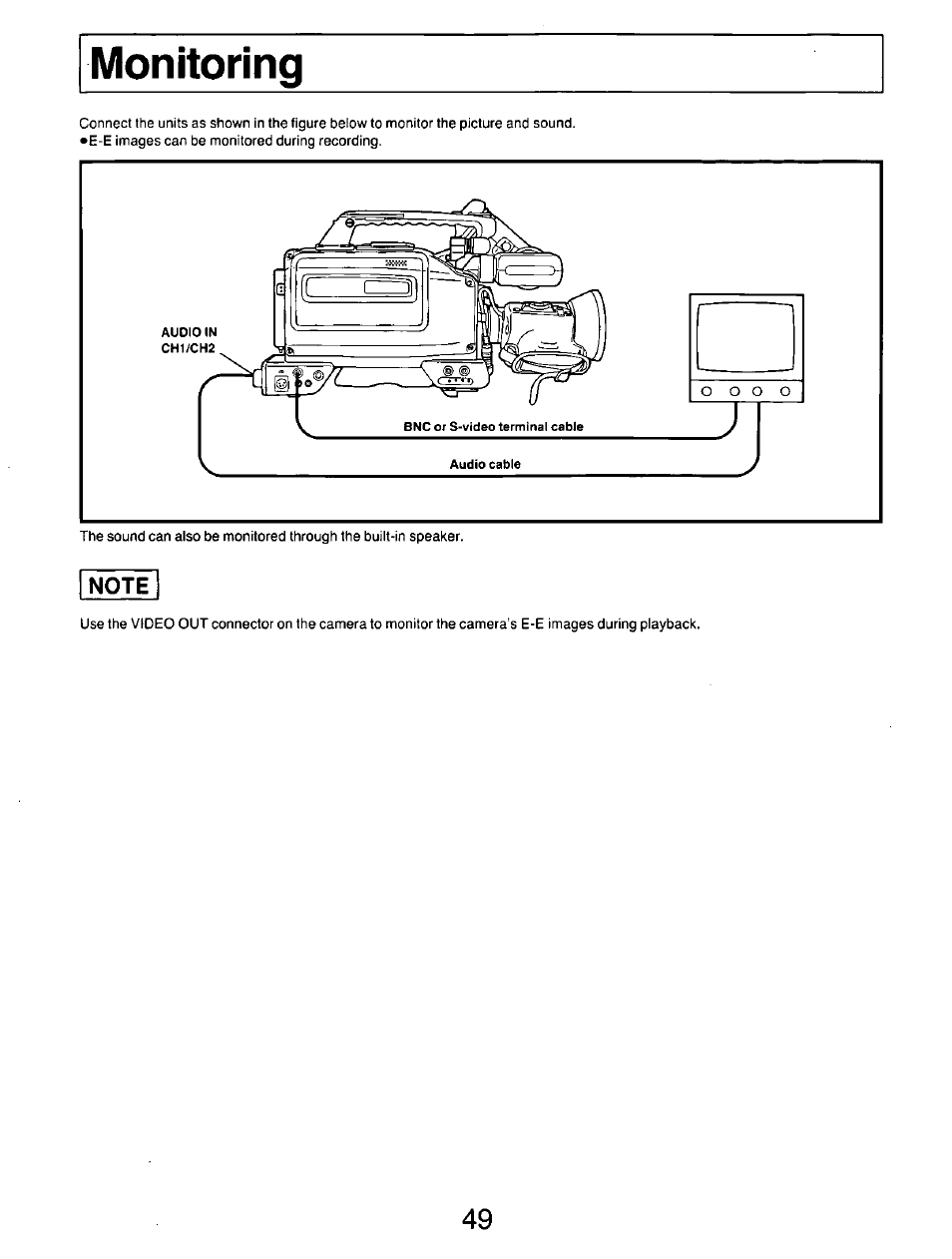 Note | Panasonic AG-DP800HP User Manual | Page 49 / 80