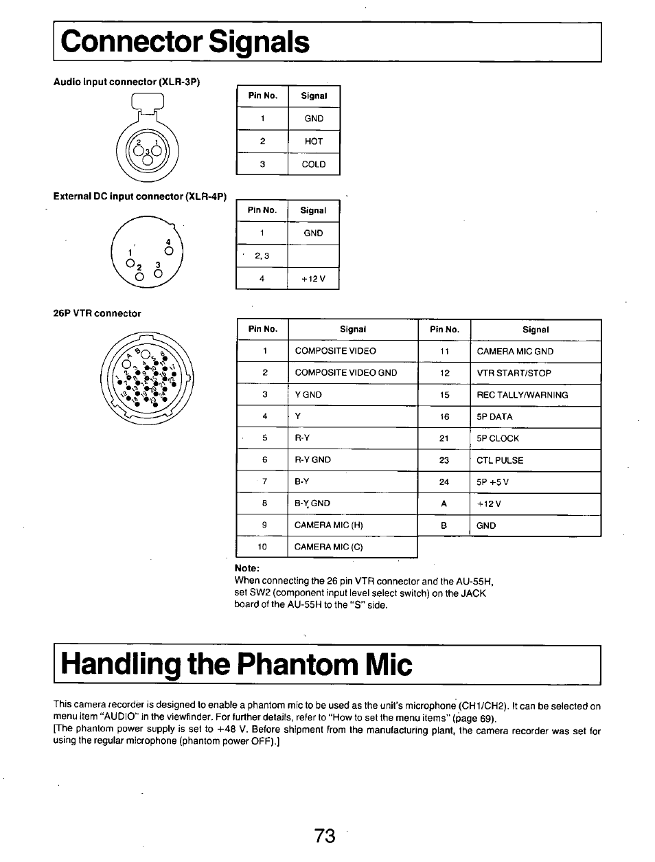 Panasonic AG-DP800HP User Manual | Page 73 / 80