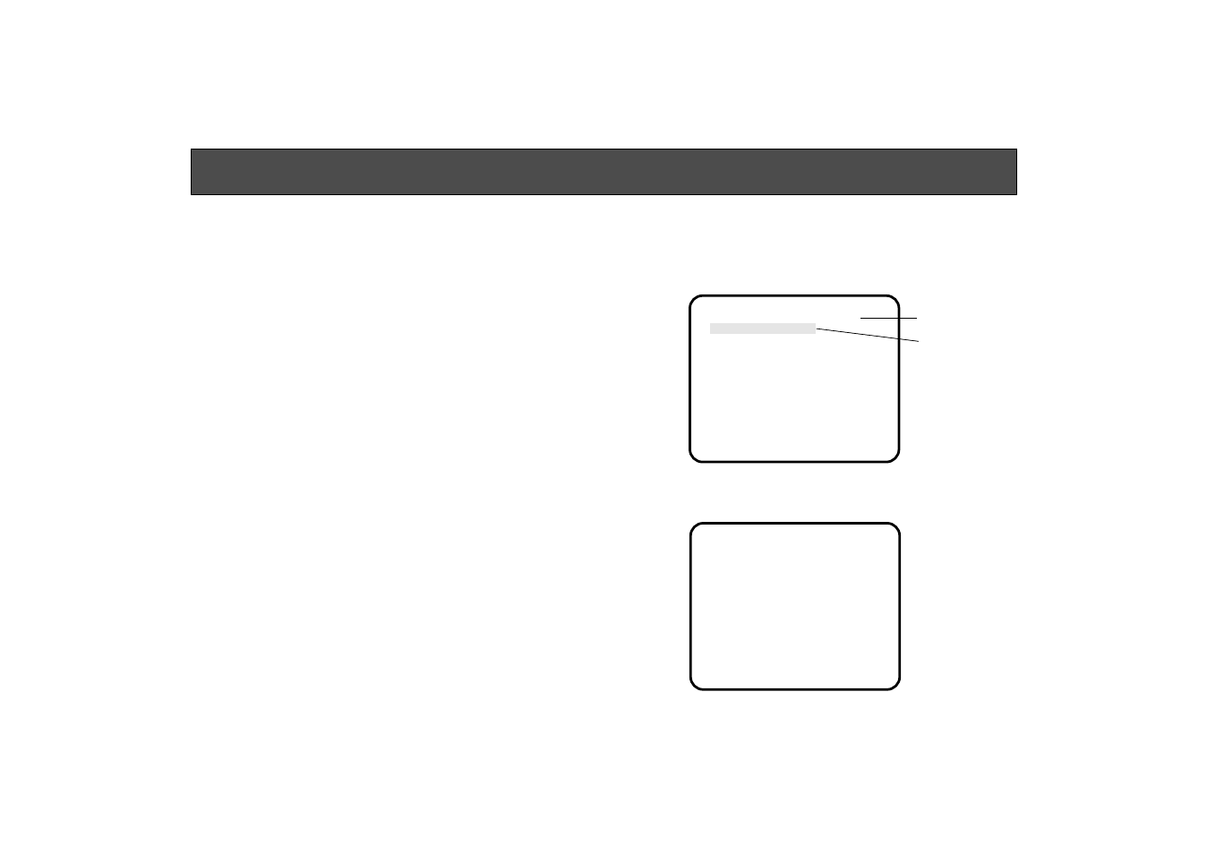 Menu item setting, Setup procedures (output signal selection), Main menu screen | Panasonic AW-PB302 User Manual | Page 10 / 14