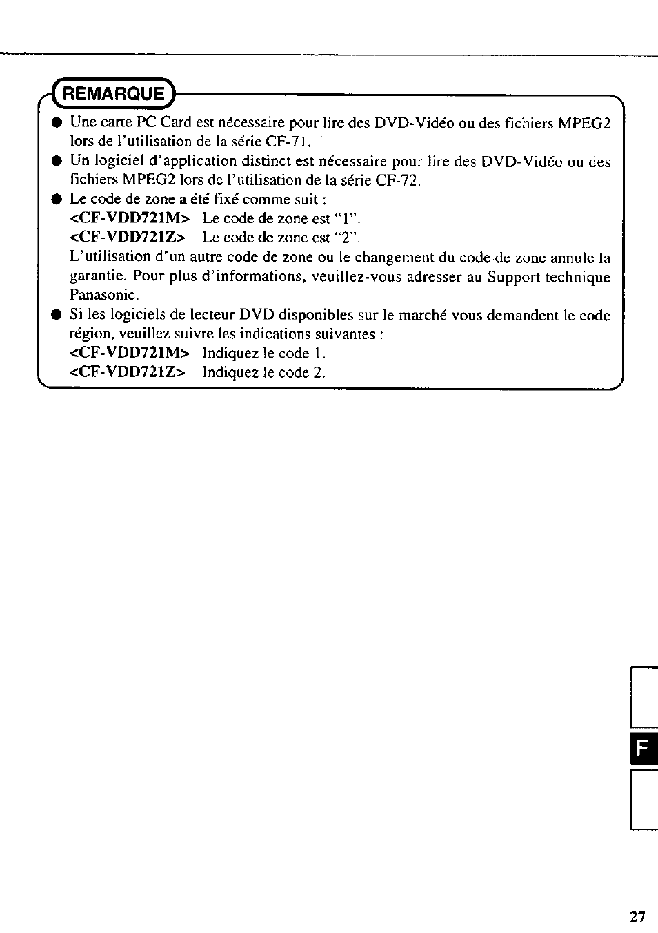 Panasonic CF-VDD721 User Manual | Page 27 / 28