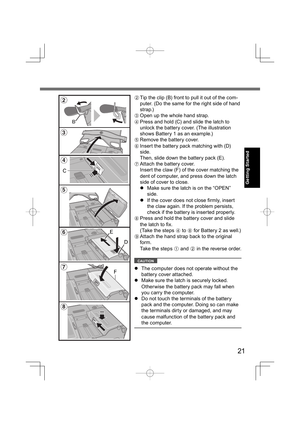 Panasonic CF-U1 User Manual | Page 21 / 64