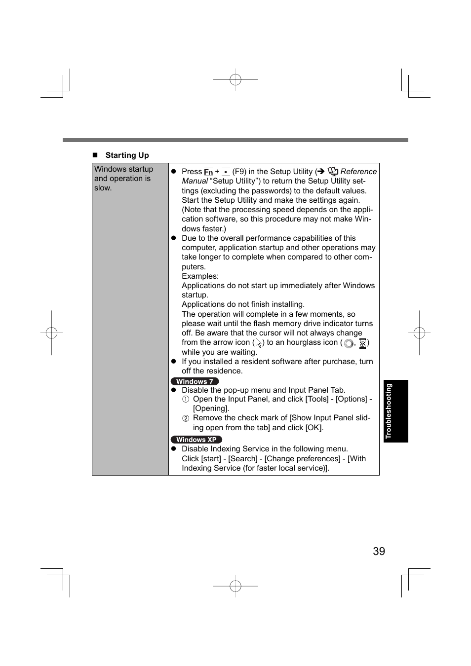 Panasonic CF-U1 User Manual | Page 39 / 64