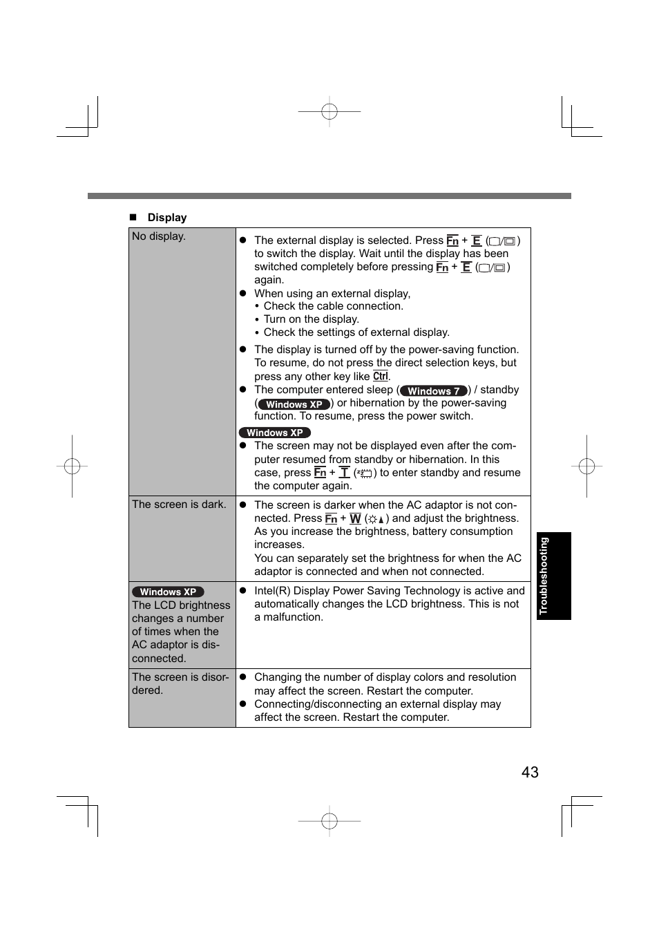 Panasonic CF-U1 User Manual | Page 43 / 64