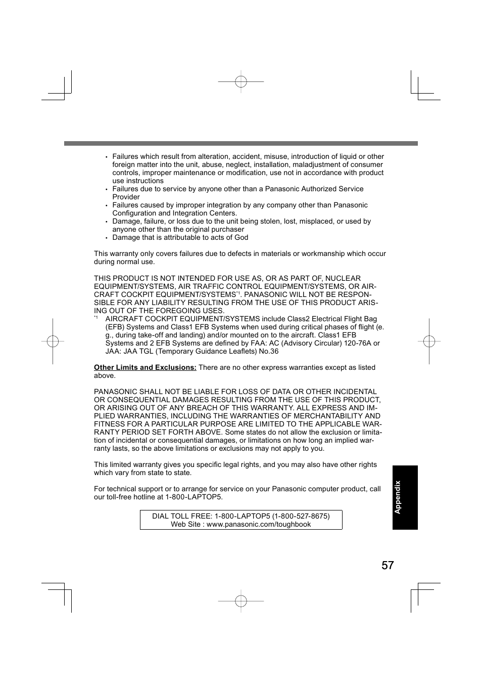 Panasonic CF-U1 User Manual | Page 57 / 64