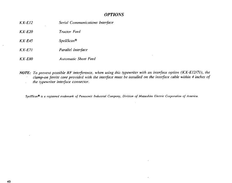 Panasonic KX-E3000 User Manual | Page 55 / 62