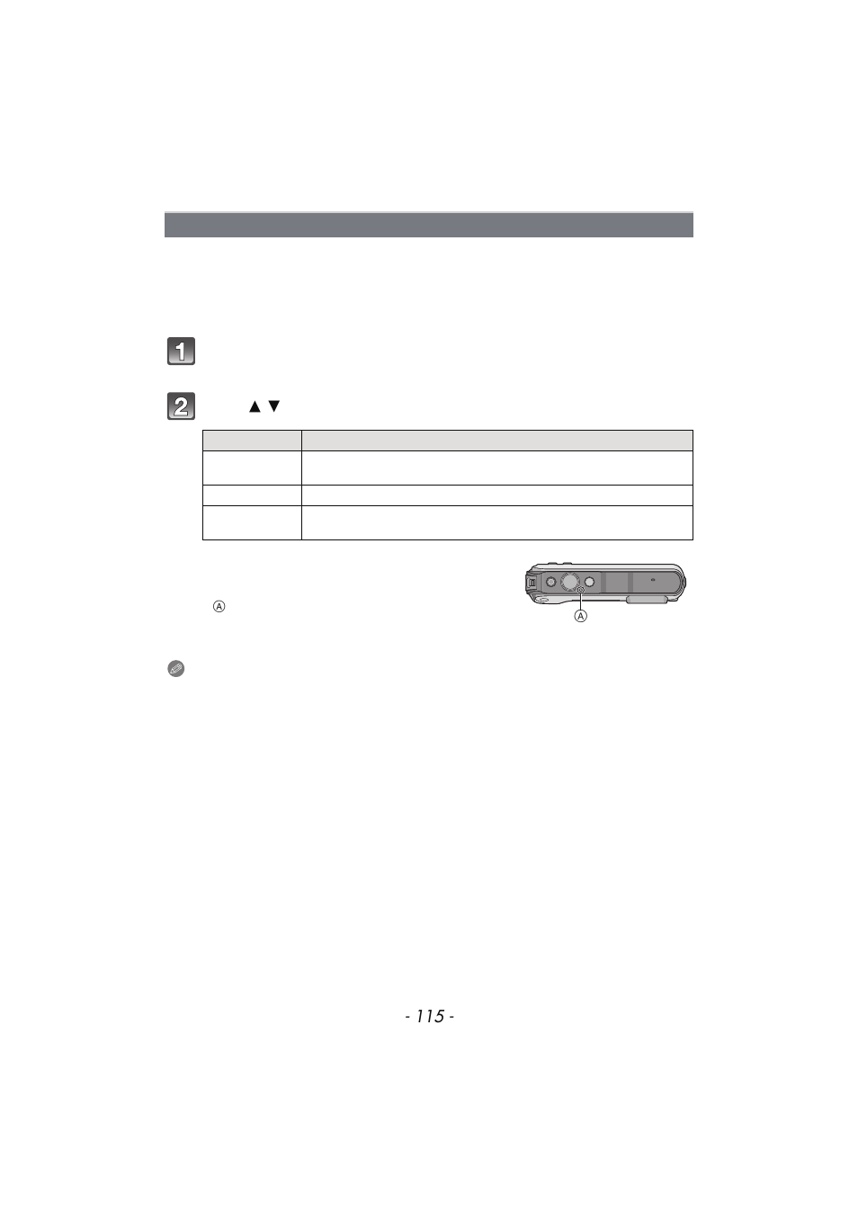 Acquiring of the gps information, P115) | Panasonic DMC-TS4 User Manual | Page 115 / 205