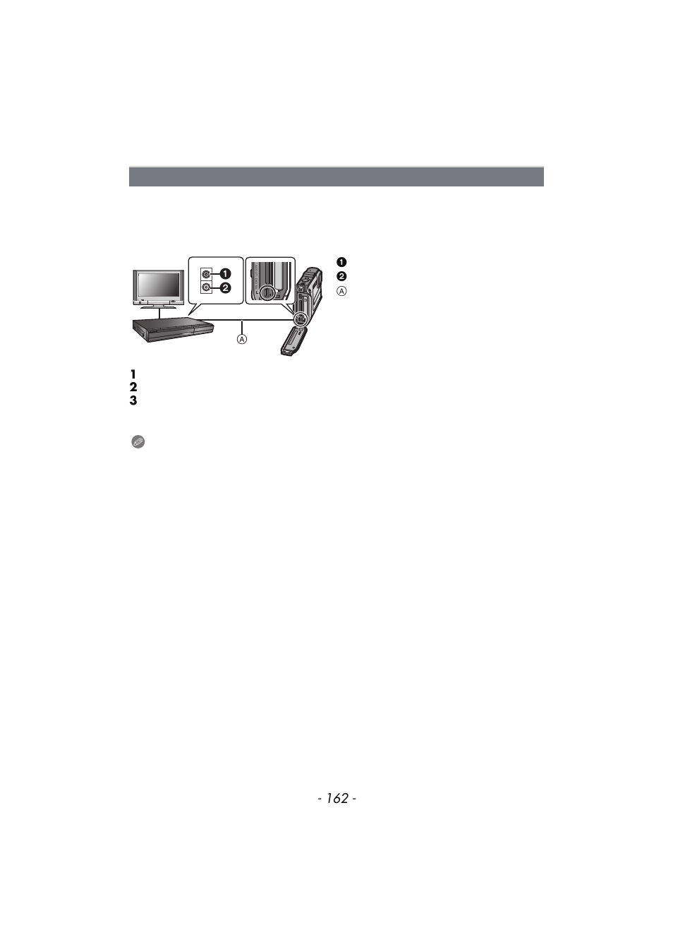 Copy the playback image using an av cable, Copy the playback image using, An av cable | Panasonic DMC-TS4 User Manual | Page 162 / 205