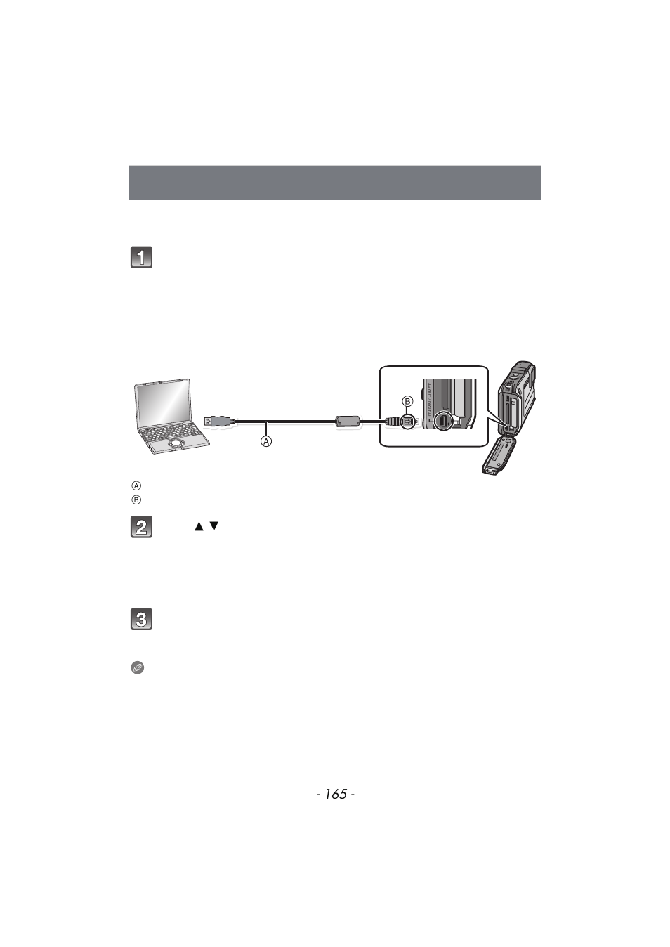 Acquiring of still pictures and, Mp4] motion pictures (other than, Avchd] motion pictures) | P165), Acquiring of still pictures and [mp4 | Panasonic DMC-TS4 User Manual | Page 165 / 205