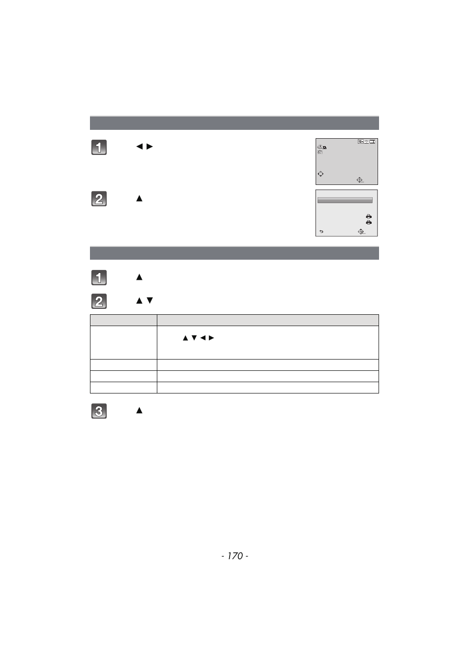 Selecting a single picture and printing it, Selecting multiple pictures and printing them, Selecting a single picture and | Printing it, Selecting multiple pictures and, Printing them | Panasonic DMC-TS4 User Manual | Page 170 / 205