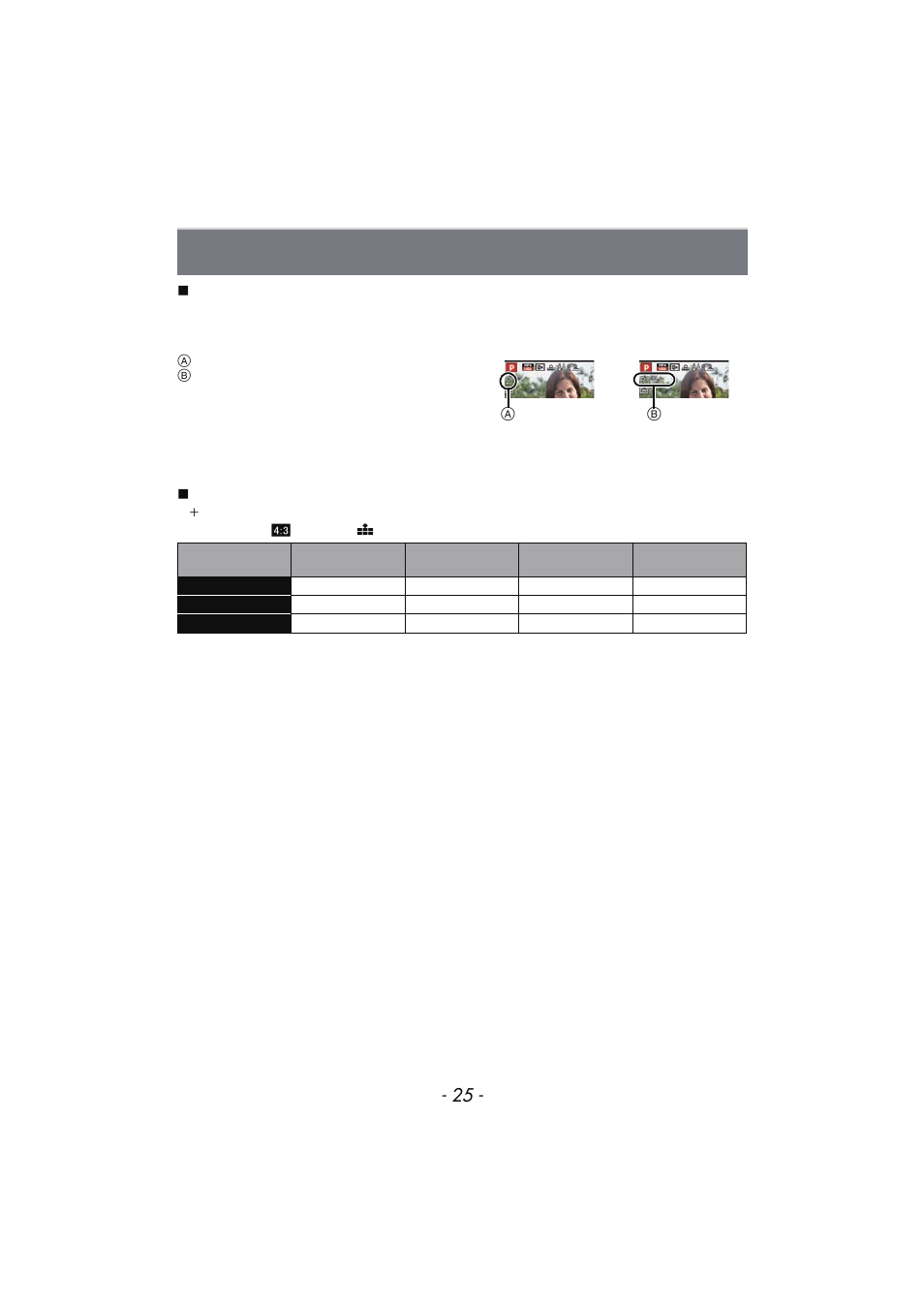 Approximate number of recordable, Pictures and available recording, Time | Panasonic DMC-TS4 User Manual | Page 25 / 205