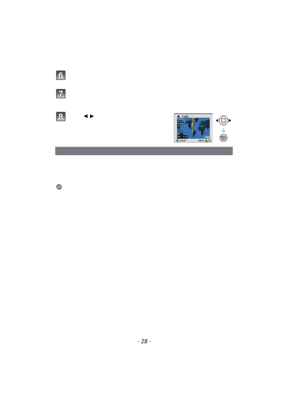Changing the clock setting | Panasonic DMC-TS4 User Manual | Page 28 / 205
