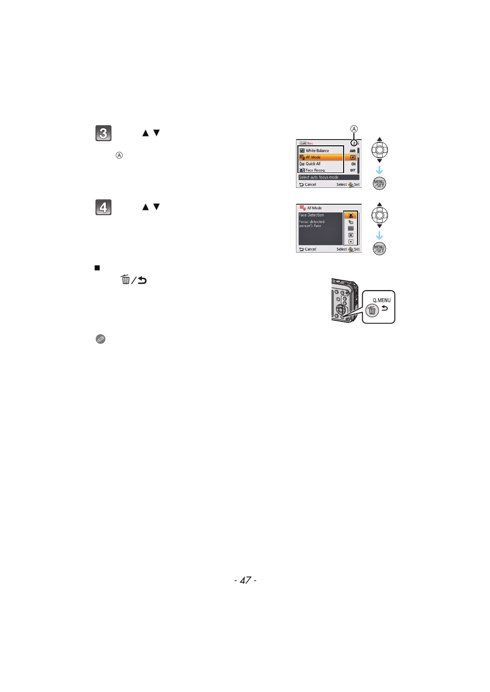 Panasonic DMC-TS4 User Manual | Page 47 / 205
