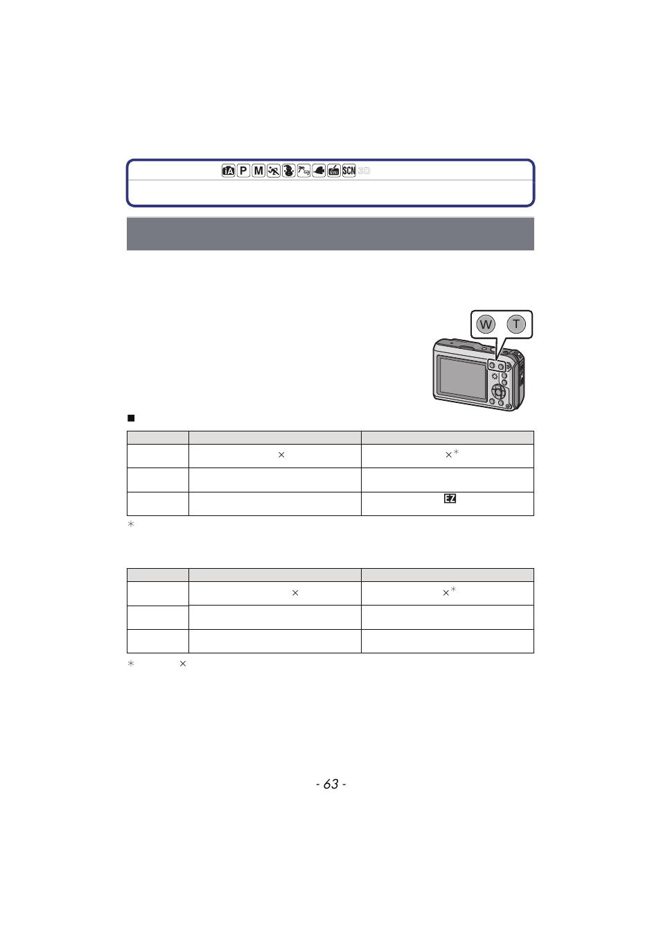 Using the zoom, Using the optical zoom, Using the digital zoom | P63) | Panasonic DMC-TS4 User Manual | Page 63 / 205