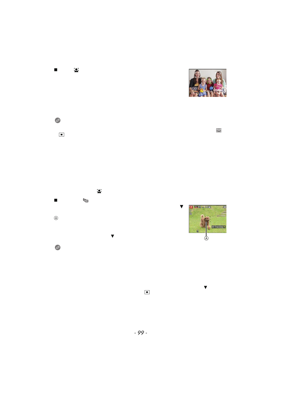 Acking, P99) | Panasonic DMC-TS4 User Manual | Page 99 / 205