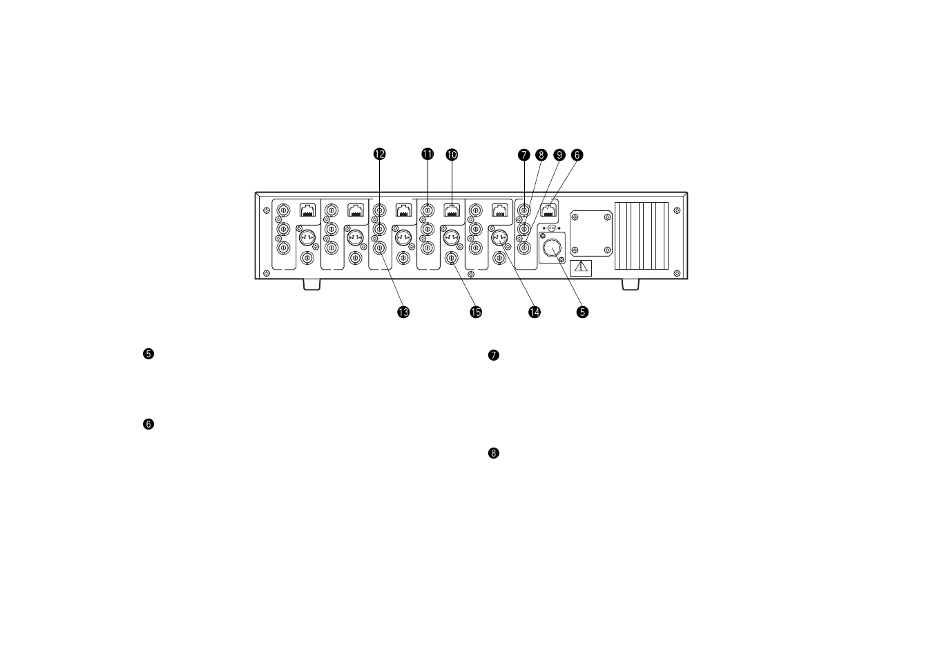 Rear panel | Panasonic AW-HB505 User Manual | Page 8 / 28