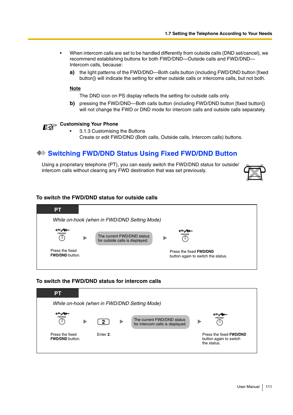 Panasonic KX-TDA15 User Manual | Page 111 / 224