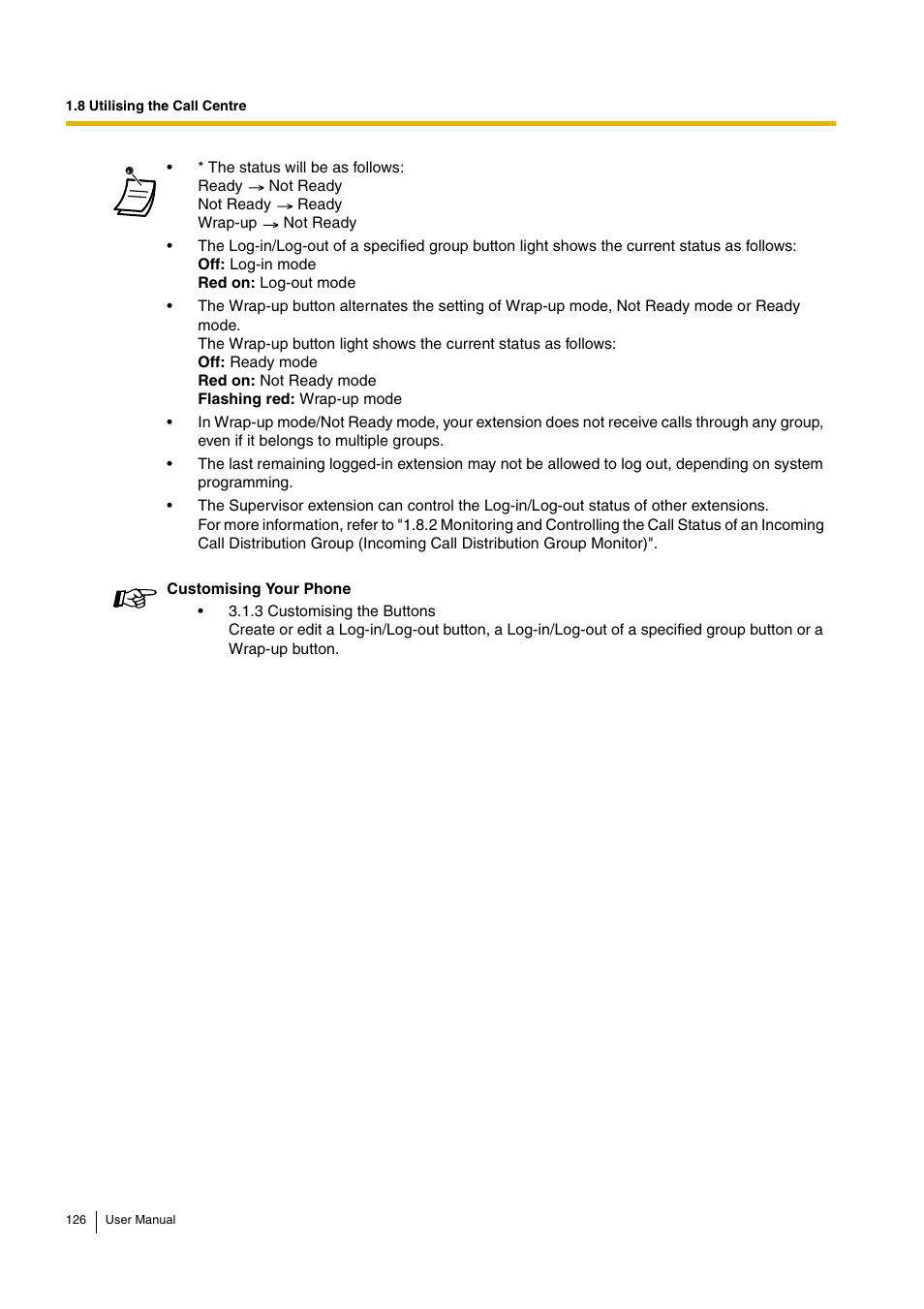 Panasonic KX-TDA15 User Manual | Page 126 / 224