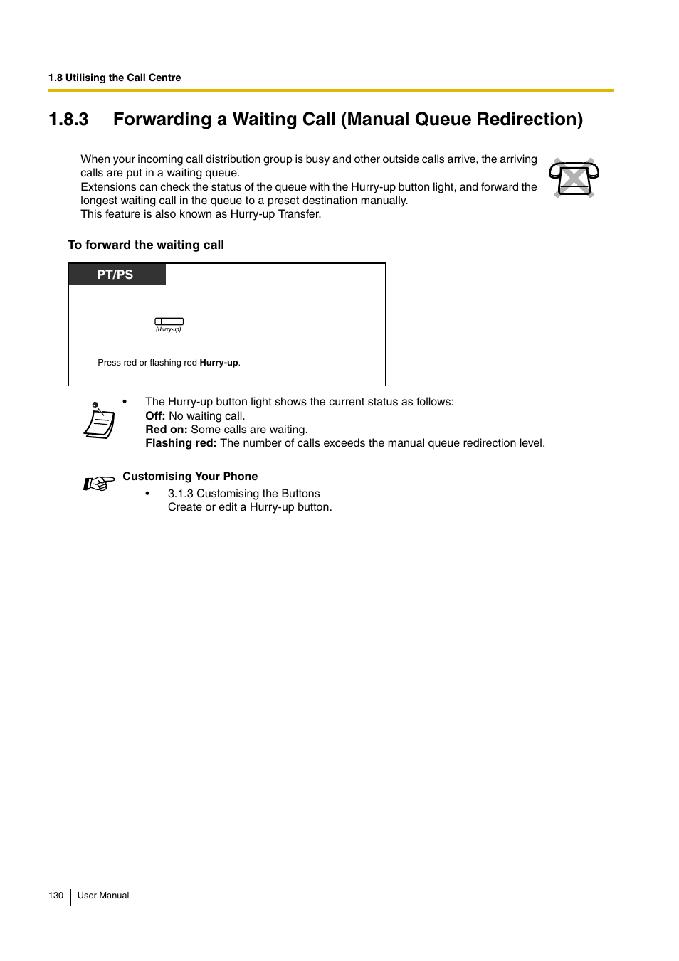 Panasonic KX-TDA15 User Manual | Page 130 / 224