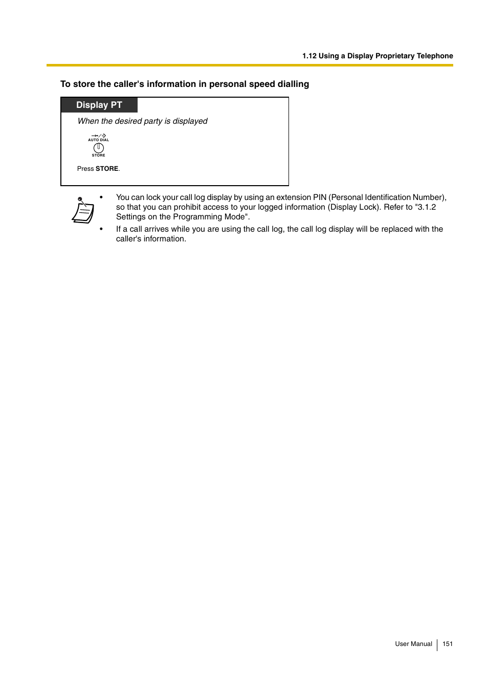Display pt | Panasonic KX-TDA15 User Manual | Page 151 / 224