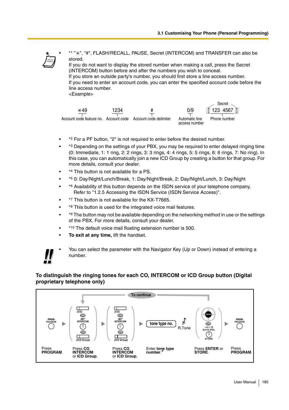 Panasonic KX-TDA15 User Manual | Page 185 / 224