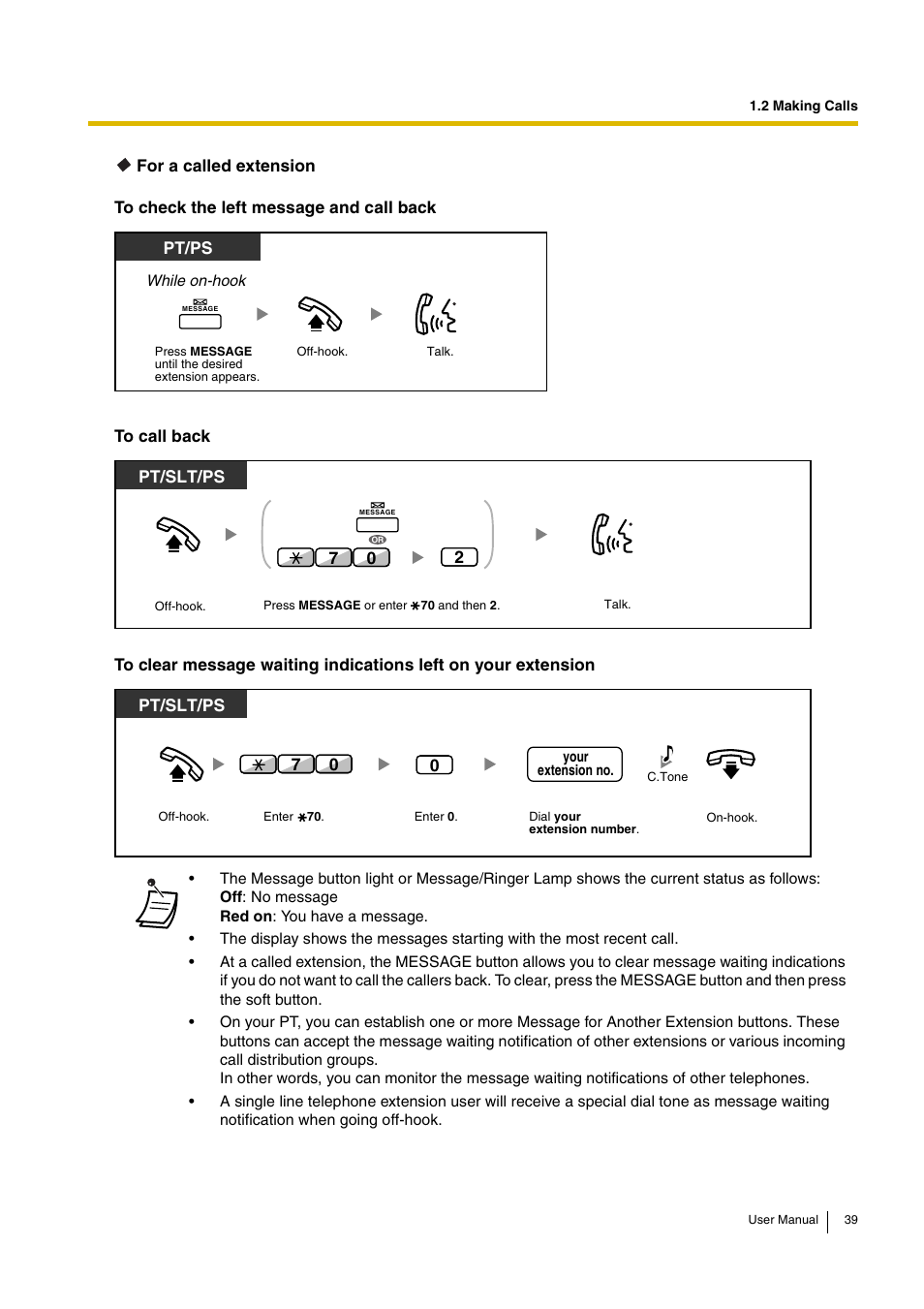 Pt/ps | Panasonic KX-TDA15 User Manual | Page 39 / 224