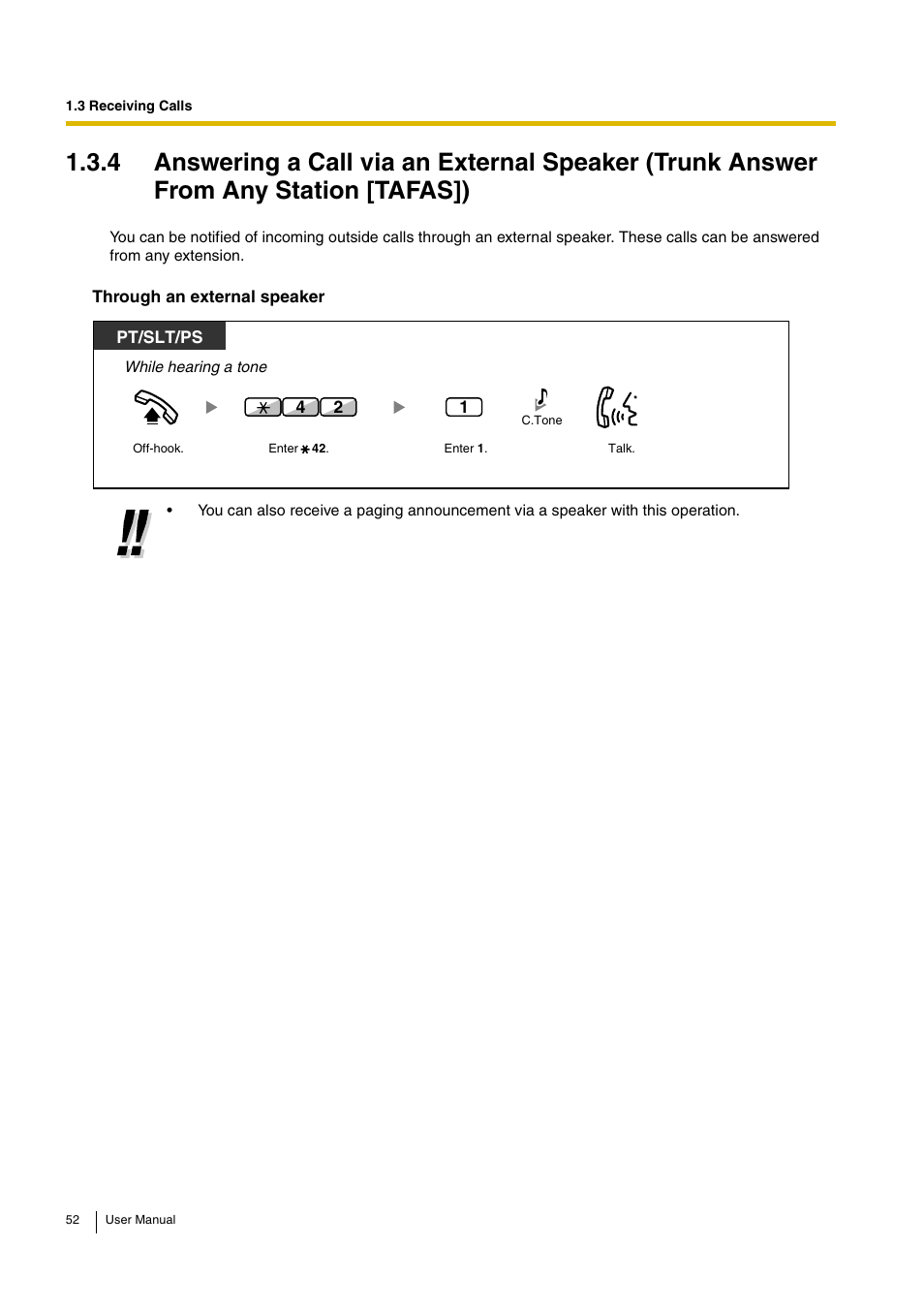 Panasonic KX-TDA15 User Manual | Page 52 / 224