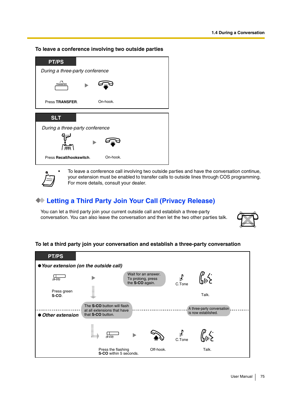 Pt/ps | Panasonic KX-TDA15 User Manual | Page 75 / 224