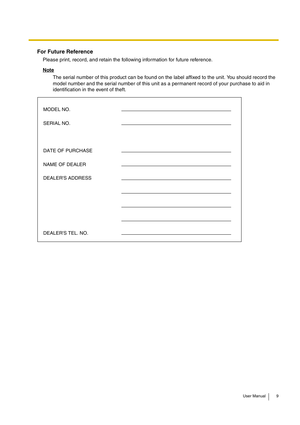 Panasonic KX-TDA15 User Manual | Page 9 / 224