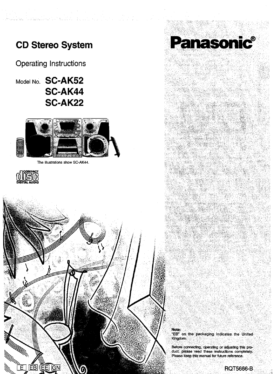Panasonic SC-AK52 EN User Manual | 32 pages