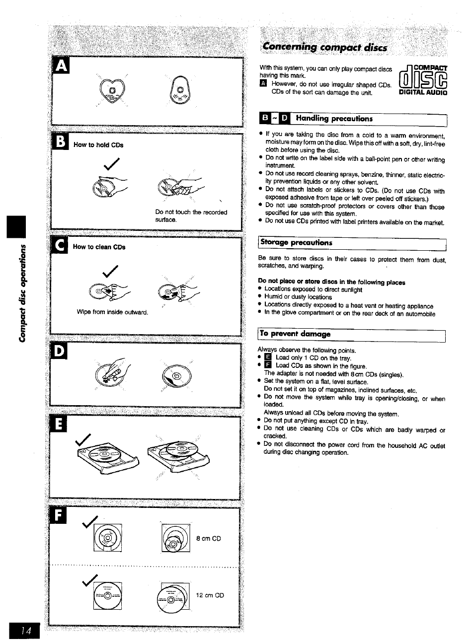 Compact | Panasonic SC-AK52 EN User Manual | Page 14 / 32