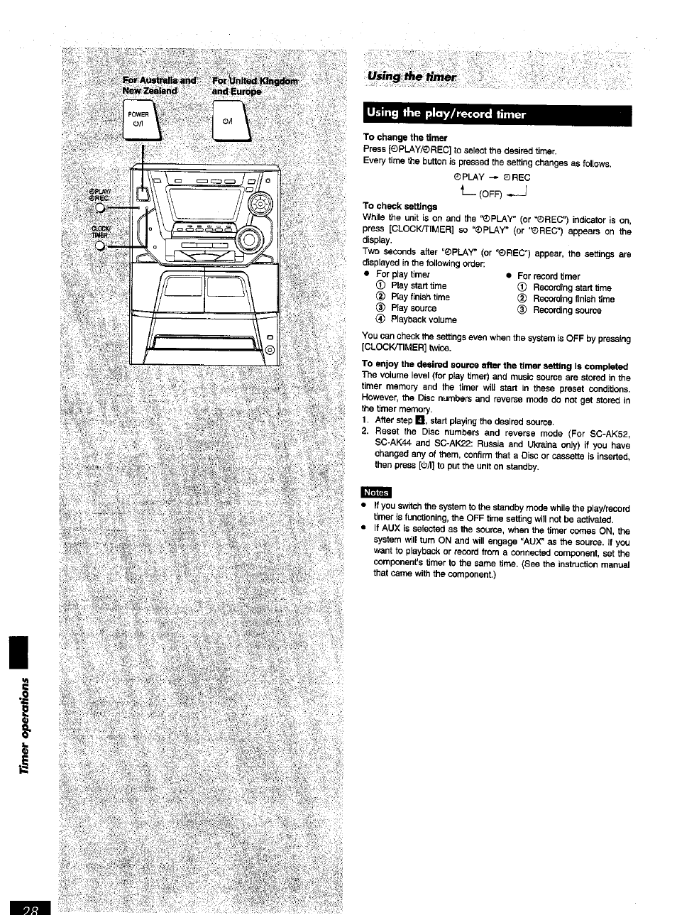 Panasonic SC-AK52 EN User Manual | Page 28 / 32