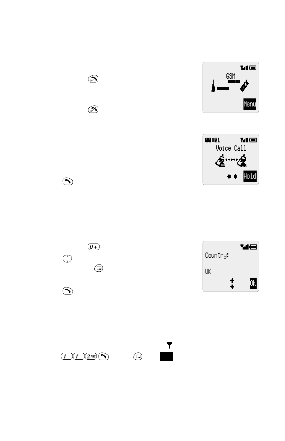 Basic operation 6, Switching the phone on/off 6, Making a call 6 | Basic operation, Switching the phone on/off, Making a call, International dialling, Emergency calls | Panasonic EB-GD92 User Manual | Page 10 / 60