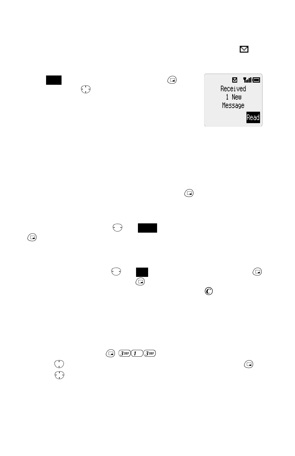 Receiving text messages 25, Message options 25, Using pre-defined messages 25 | Receiving text messages, Message options, Using pre-defined messages, Reply to a message, Delete a message, Edit a message | Panasonic EB-GD92 User Manual | Page 29 / 60