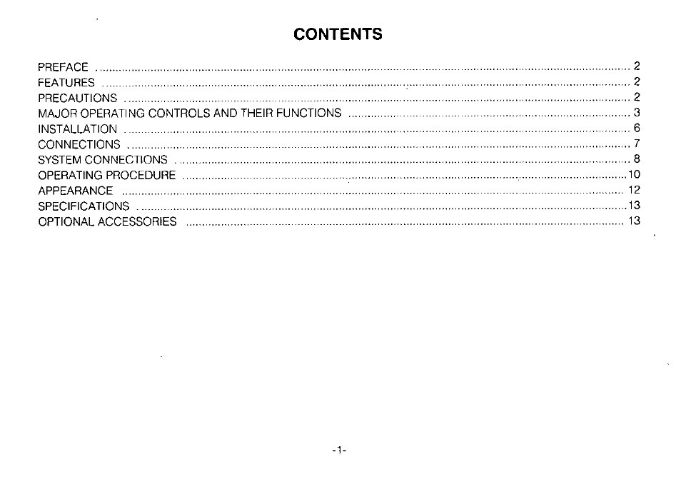 Panasonic WV-BM1700 User Manual | Page 3 / 16