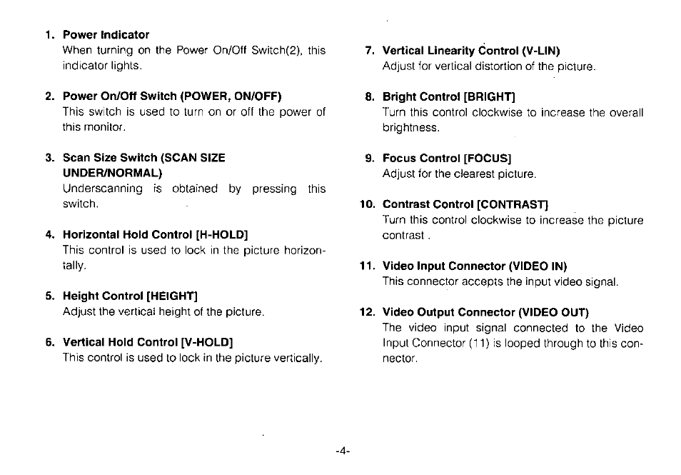 Panasonic WV-BM1700 User Manual | Page 6 / 16