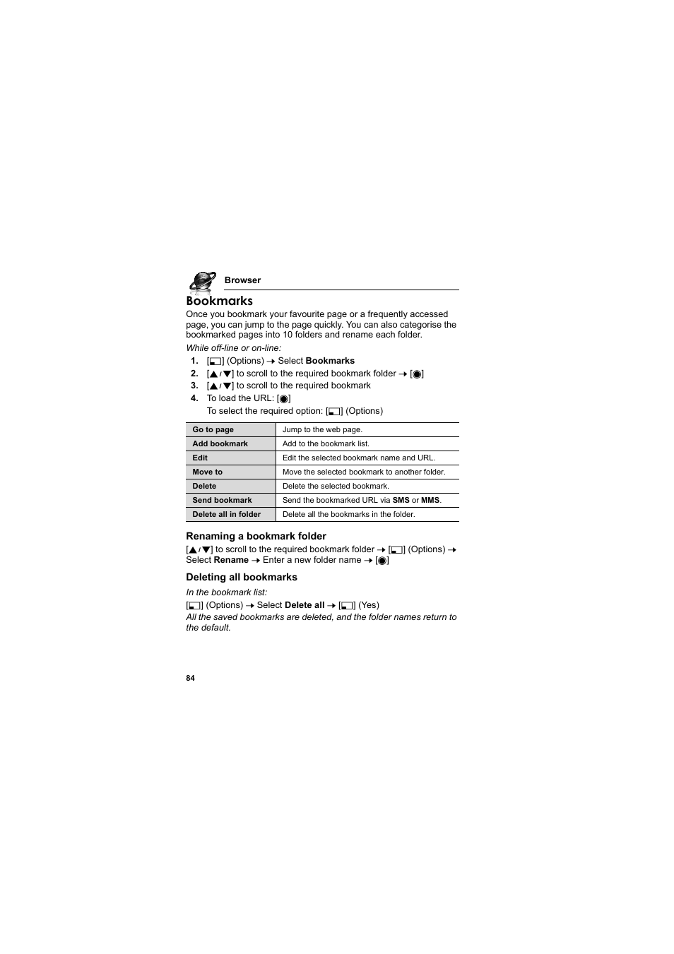 Bookmarks | Panasonic EB-SA7  EN User Manual | Page 87 / 168