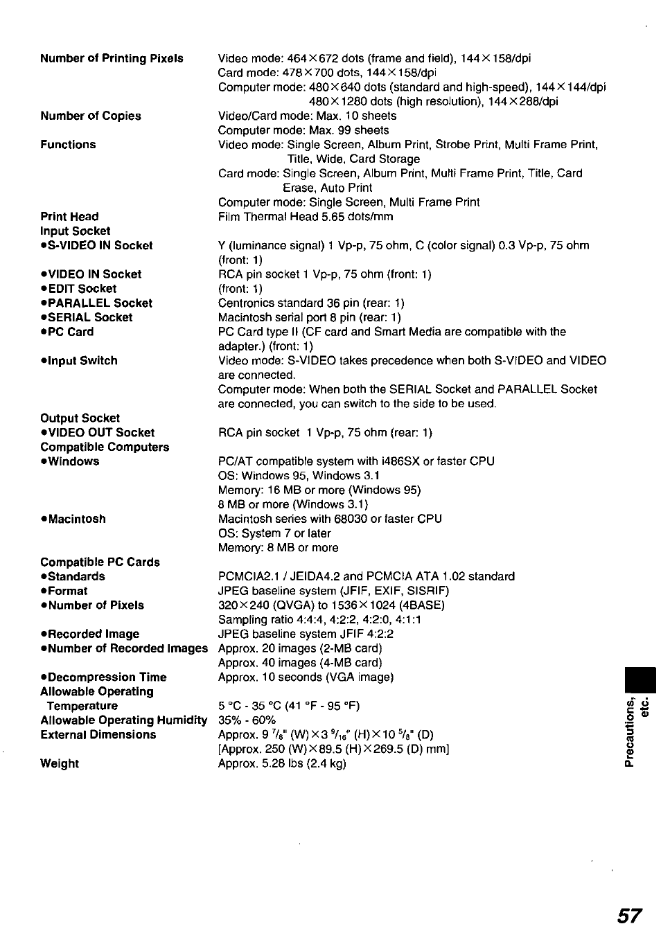 Panasonic PV-PD2000 User Manual | Page 57 / 60