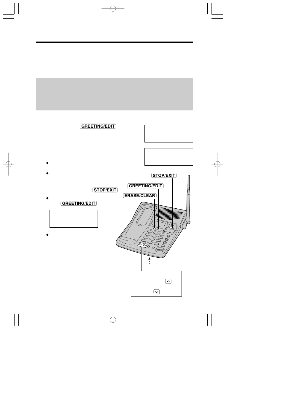 Preparing the answering system, Greeting message | Panasonic KX-TC1871ALB User Manual | Page 22 / 100