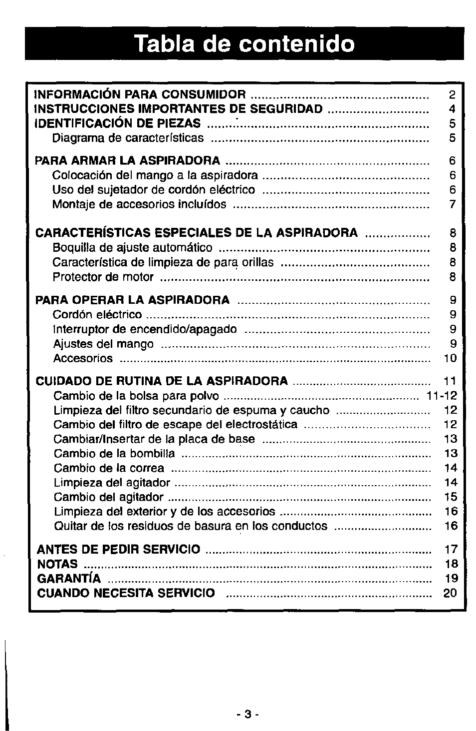 Panasonic MC-V5715 User Manual | Page 23 / 40